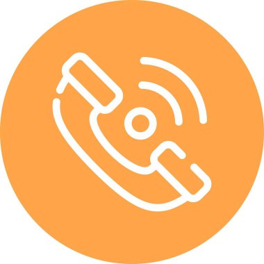 Telefon Alıcı Web simgesi, vektör illüstrasyonu