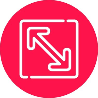 Bir bayrak simgesinin vektör illüstrasyonu