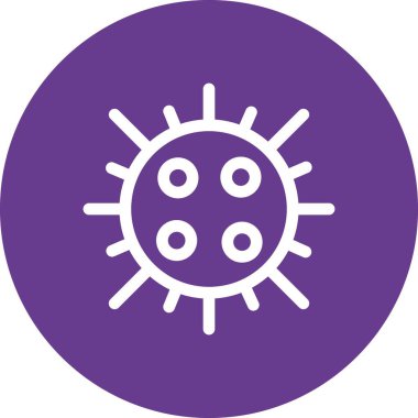 vektör virüs simgesi çizimi