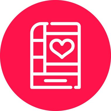 vektör aşk simgesi illüstrasyonu