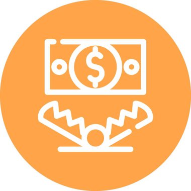 vektör para simgesi, vektör illüstrasyonu