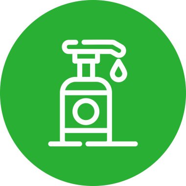 Vektör resmetme simgesi, sprey şişesi, sprey