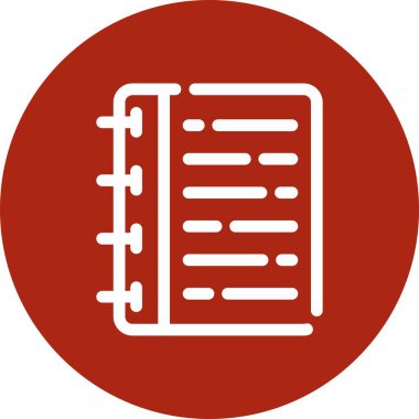 belge simgesi vektör illüstrasyonu