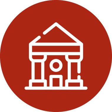 Benzersiz ev vektör simgesi