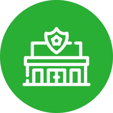 Bina. Web simgesi basit tasarım