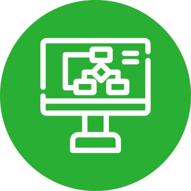 izleyici ikon vektör illüstrasyonu