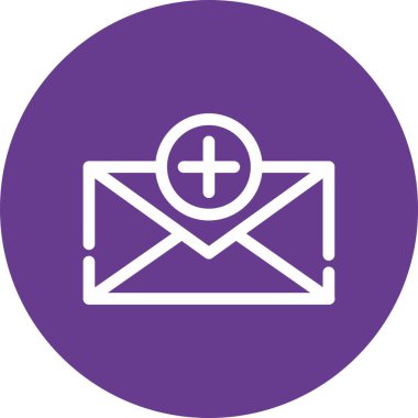 Vektör E- posta simgesi illüstrasyonu