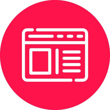 Takvim simgesinin vektör illüstrasyonu