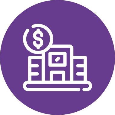 vektör dolar simgesi, vektör illüstrasyonu