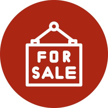 Satış işareti. satış kağıdı etiketi