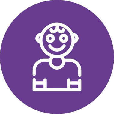 Sakallı bir adamın vektör çizimi