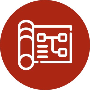Kağıt yaprağının vektör simgesi