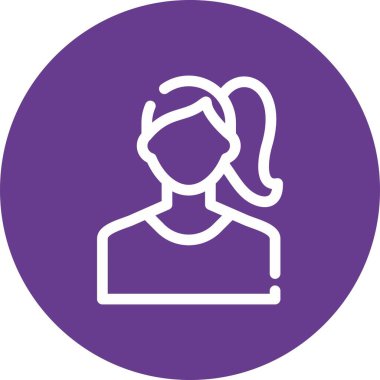 Kadın vektör illüstrasyonu