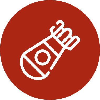 Benzin istasyonu simgesinin vektör illüstrasyonu