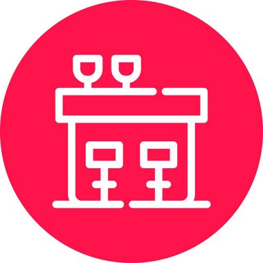 Modern binanın vektör illüstrasyonu