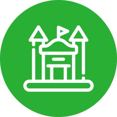 vektör evi simgesi, vektör illüstrasyonu