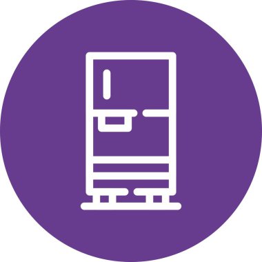 Vektör kabine ico, vektör illüstrasyonu