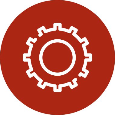 vektör dişli simgesi, vektör illüstrasyonu