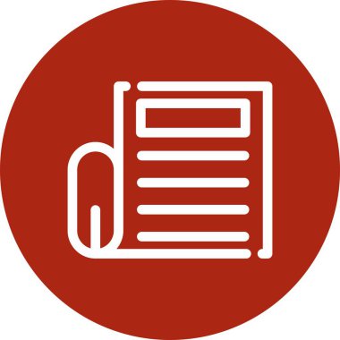 Vektör belgesi Simge illüstrasyonu