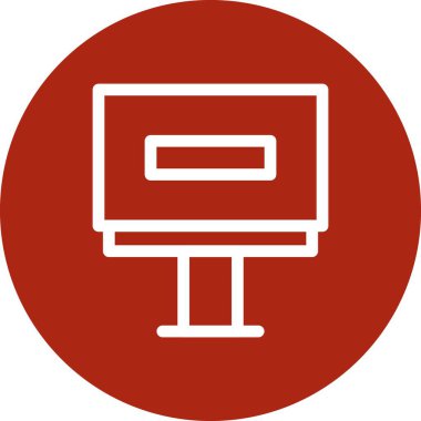 güzel bilgisayar simgesi vektör simgesi