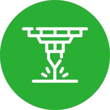 vektör drone web çember simgesi