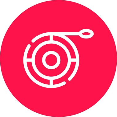 hedef simge vektör illüstrasyonu