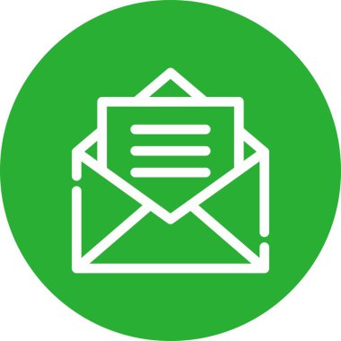 E- posta simgesi vektör illüstrasyonu