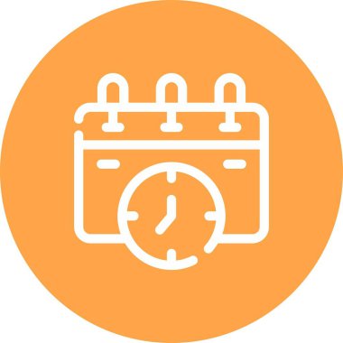 vektör Takvimi Simgesi illüstrasyonu