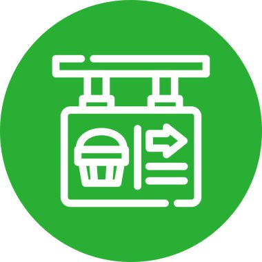 Gıda simgesinin vektör illüstrasyonu