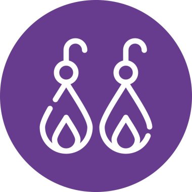 Halatın vektör illüstrasyon simgesi