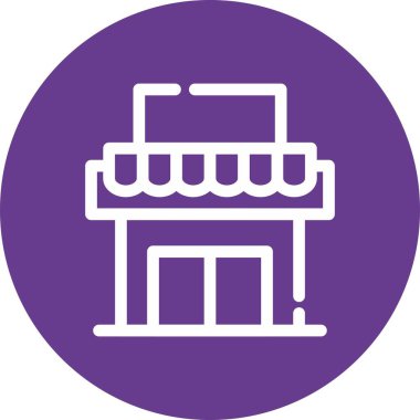 vektör mağaza simgesi çizimi