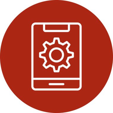 Vektör ayarı Simge illüstrasyonu