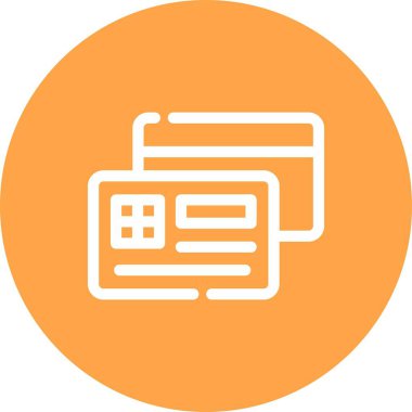 Belge simgesinin vektör illüstrasyonu