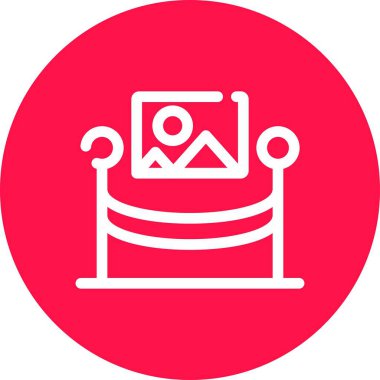 Vektör bank simgesi, basit illüstrasyon