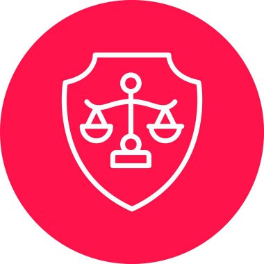 vektör adalet simgesi illüstrasyonu