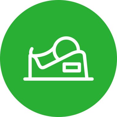 Askısı olan bir hangarın vektör çizimi