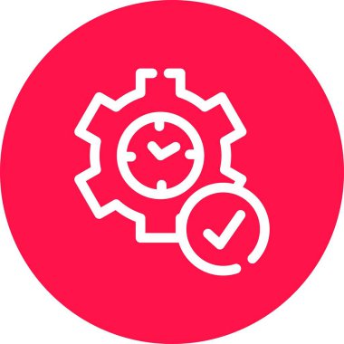 dişli simgesi, vektör çizimi