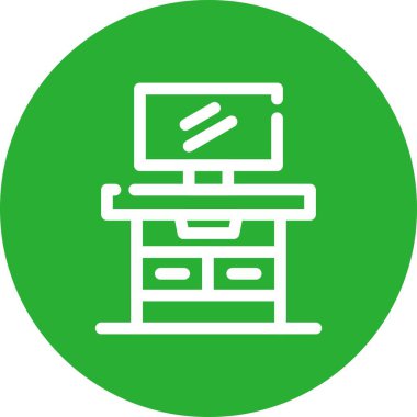 Modern b 'nin vektör illüstrasyonu bilgisayarın simgesinden yoksun