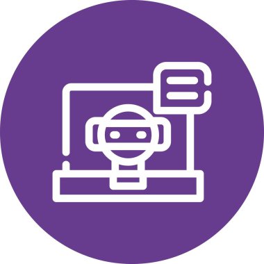 vektör lcd simgesi, vektör illüstrasyonu