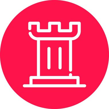 Modern yapı simgesinin vektör illüstrasyonu