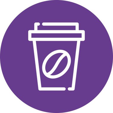 Vektör Kahve Simgesi illüstrasyonu