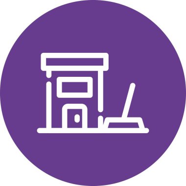 Yapı simgesinin vektör illüstrasyonu