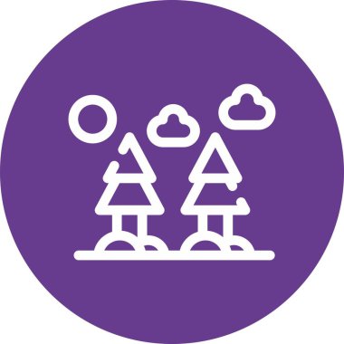 Vektör Ağacı Simgesi illüstrasyonu