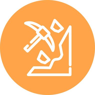 Bir at simgesinin vektör illüstrasyonu