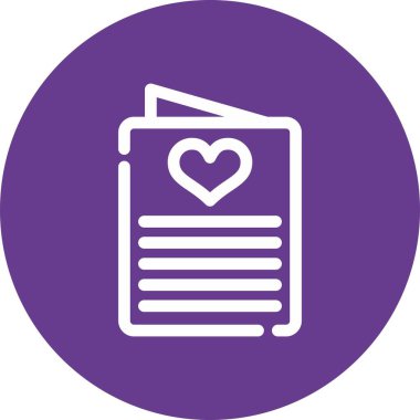 Vektör Kalp Simgesi illüstrasyonu