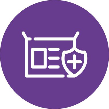 vektör kalkanı simgesi, güvenlik kavramı