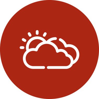 vektör Bulut simgesi