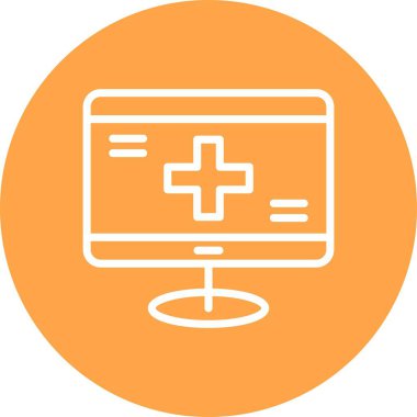 Güzel Tıp vektör satırı simgesi