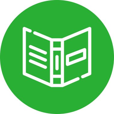 kitap simgesi vektör illüstrasyonu