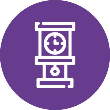 vektör Saat simgesi sembolü